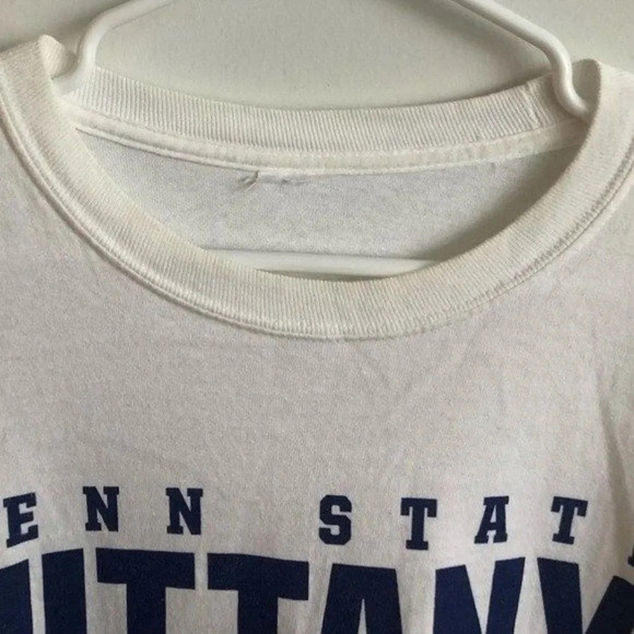VTG Penn State Long Sleeve Tshirt Unrivaled College Football White Blue XL XXL - Picture 3 of 5